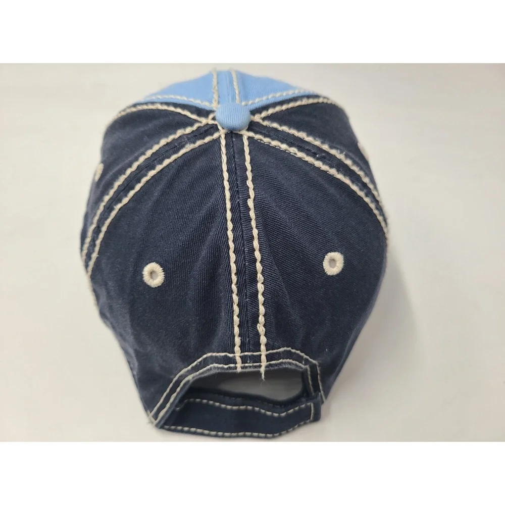 2017 Epcot International Food & Wine Festival Disney Distressed Hat Cap Men Blue